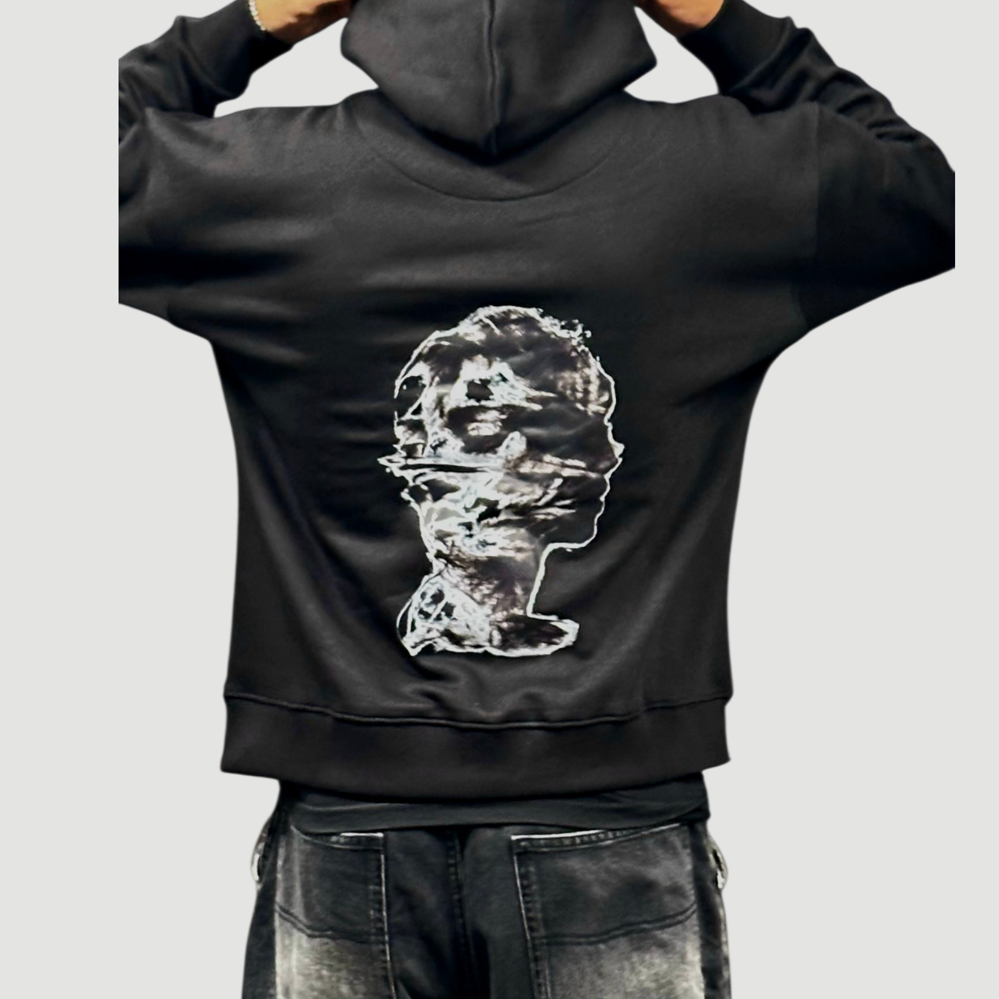 FADED FACE HOODIE