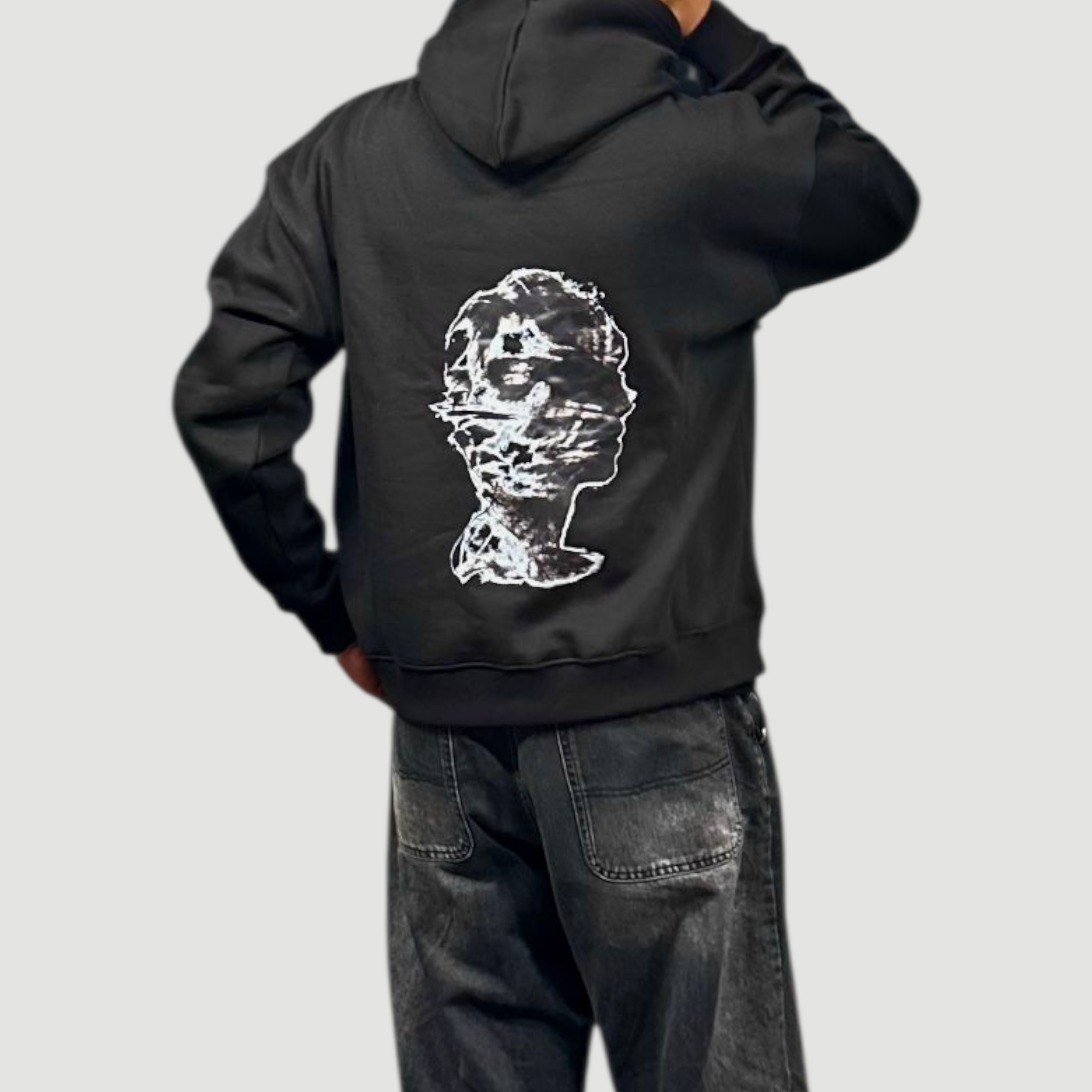FADED FACE HOODIE